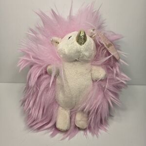 FAO Schwarz Pink and Cream Plush Hedgehog